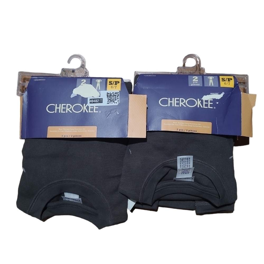 𝅺CHEROKEE boys thermal underwear set